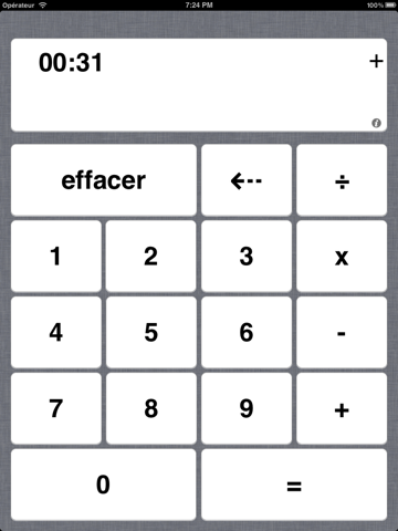 heures & minutes calculator iPad Captures Décran 2