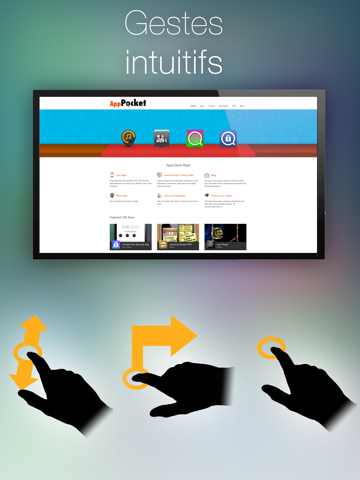 web pour apple tv - navigateur web iPad Captures Décran 2