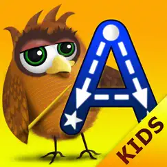kids academy • learn abc alphabet tracing and phonics. montessori education method. logo, reviews
