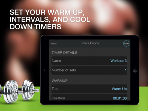 hiit timer - high intensity interval training timer for weight loss workouts and fitness ipad resimleri 3