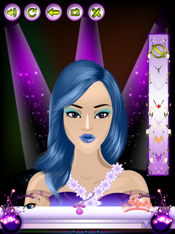 a celebrity fashion dress up, makeover, and make-up salon touch games for kids girls ipad images 4