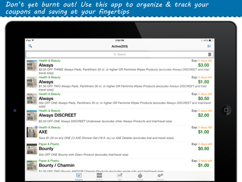coupon keeper 2 lite ipad images 1