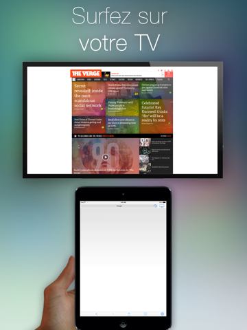 web pour apple tv - navigateur web iPad Captures Décran 1