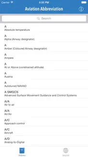 aviationabb - aviation abbreviation and airport code iPhone Captures Décran 1