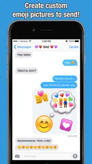 super sized emoji - big emoticon stickers for messaging and texting iphone images 1