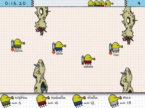 doodle jump race ipad capturas de pantalla 3