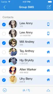 group text free －send sms,imessage,email message in batches fast айфон картинки 1