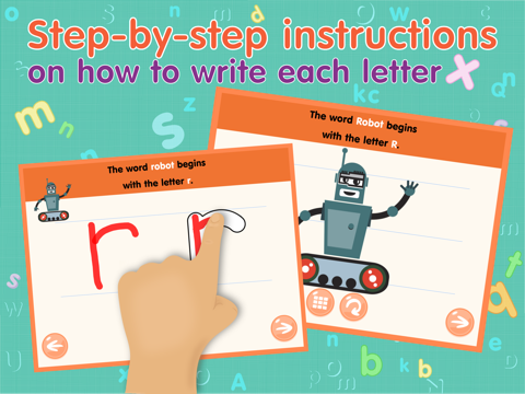 kids academy • learn abc alphabet tracing and phonics. montessori education method. ipad images 1