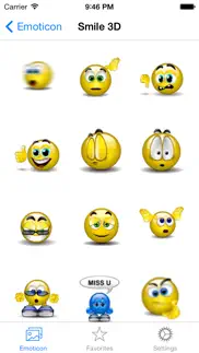 3d animated emoji pro + emoticons - sms,mms,whatsapp smileys animoticons stickers iPhone Captures Décran 3