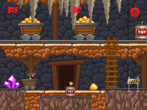 mine shaft madness game - the gold rush california miner games ipad images 1