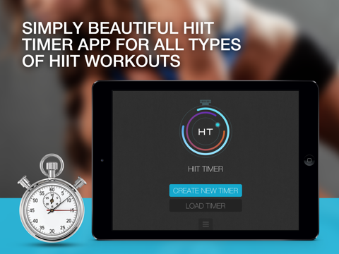 hiit timer - high intensity interval training timer for weight loss workouts and fitness ipad resimleri 1