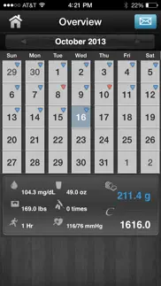 diabetes app lite - blood sugar control, glucose tracker and carb counter iphone images 1