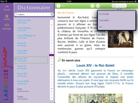 dictionnaire junior larousse iPad Captures Décran 2