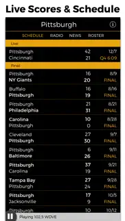 pittsburgh football radio & live scores iphone images 3