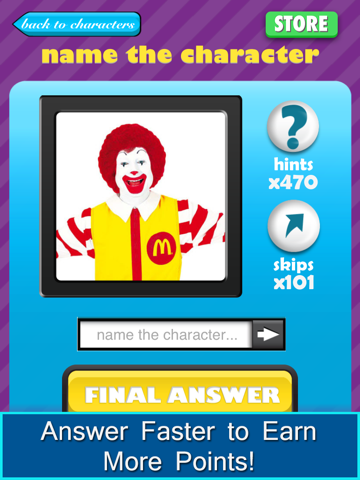 quizcraze characters - guess what's the hi color character in this mania logos quiz trivia game ipad images 2