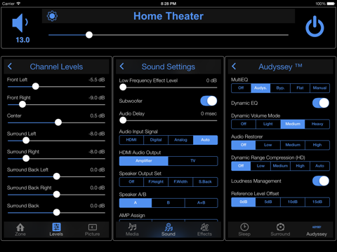 deremote for denon and marantz iPad Captures Décran 2