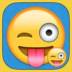 super sized emoji - big emoticon stickers for messaging and texting logo, reviews