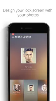flora locker - design your lock screen with custom themes iphone capturas de pantalla 1