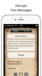 secure text message iPhone Captures Décran 3