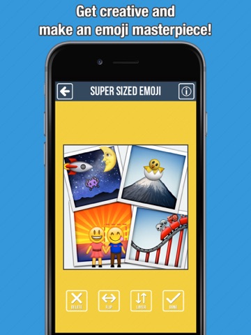 super sized emoji - big emoticon stickers for messaging and texting ipad images 3