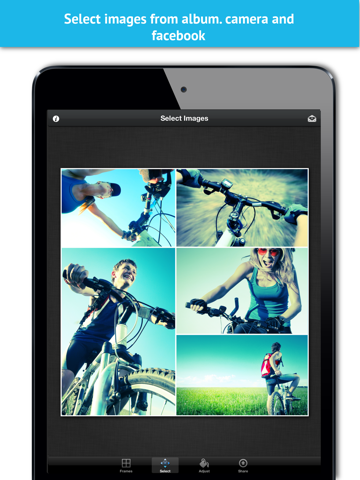 piccells - photo collage and photo frame editor ipad images 2