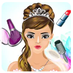 a celebrity fashion dress up, makeover, and make-up salon touch games for kids girls logo, reviews