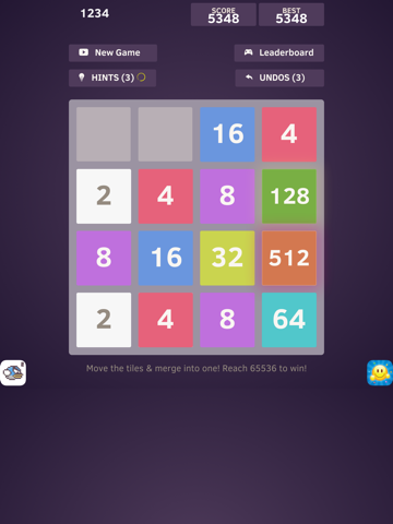 1234 - number tiles merge puzzle game free ipad resimleri 4