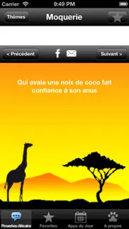 proverbes africains iPhone Captures Décran 3