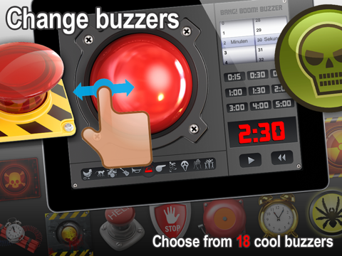 bang! boom! buzzer (countdown timer) iPad Captures Décran 1