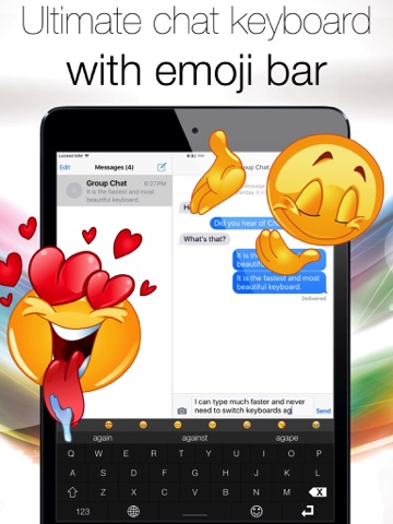 chat keyboard - text and message faster! айпад изображения 1