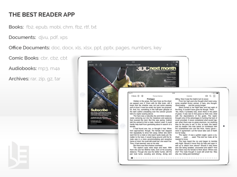 totalreader for ipad - the best ebook reader for epub, fb2, pdf, djvu, mobi, rtf, txt, chm, cbz, cbr iPad Captures Décran 1