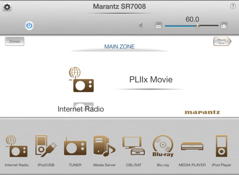 marantz remote app iPad Captures Décran 1