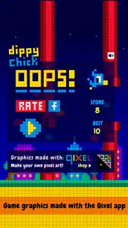 dippy chick - pixel bird flyer by qixel iphone images 4