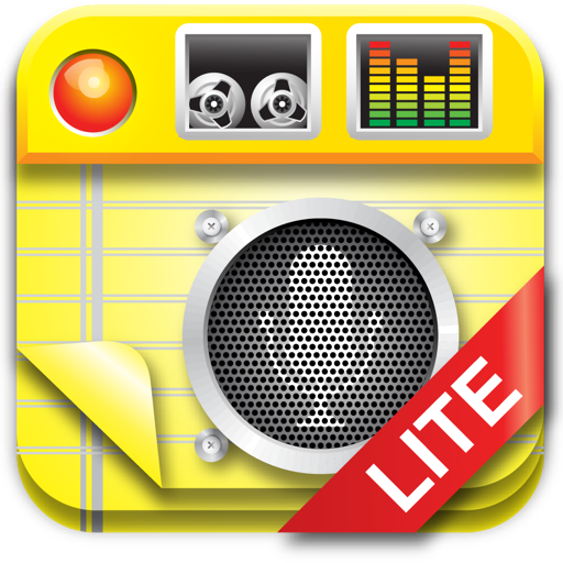 smart recorder lite - the free music and voice recorder logo, reviews