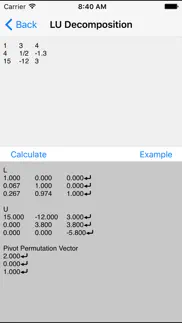 matrix calculators - linear algebra toolkit iphone resimleri 3