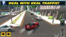 trailer truck parking with real city traffic car driving sim iphone images 3