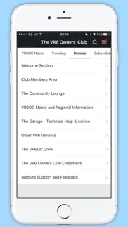 the vr6 owners club iphone capturas de pantalla 3