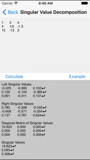 matrix calculators - linear algebra toolkit iphone resimleri 4