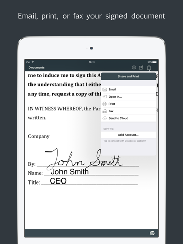 sign by jotnot - fill and sign pdf form or sign pdf document ipad resimleri 4