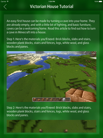 guide for building house - for minecraft pe pocket edition ipad images 4