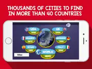 geo globe quiz 3d - free world city geography quizz app ipad images 3
