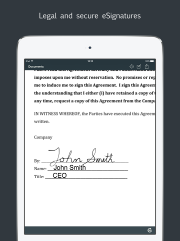 sign by jotnot - fill and sign pdf form or sign pdf document ipad resimleri 1