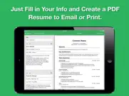 smart resume pro iPad Captures Décran 4