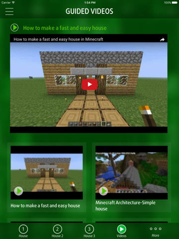 guide for building house - for minecraft pe pocket edition ipad images 2