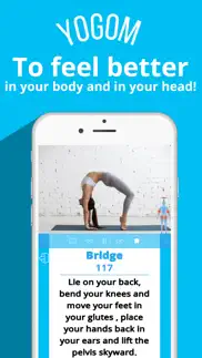yogom - yoga app free - yoga for beginners. iphone images 2