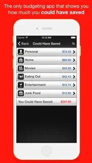 budget saved - personal finance and money management mobile bank account saving app iphone images 2