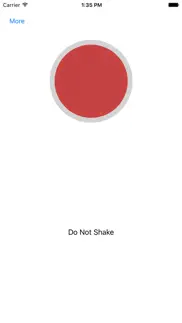 dont shake the red button iPhone Captures Décran 2