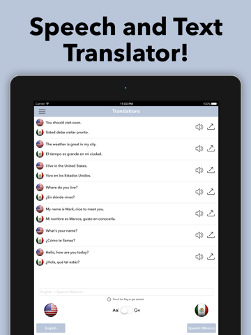 spanish to english translation ipad capturas de pantalla 1