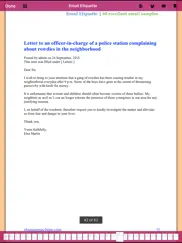 email etiquette - 60 excellent email samples ipad images 2