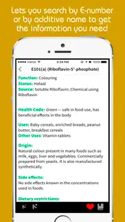 e numbers - food additives and ingredients association iphone images 3